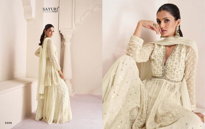 Sayuri Polki Georgette Wedding Salwar Suits Catalog
